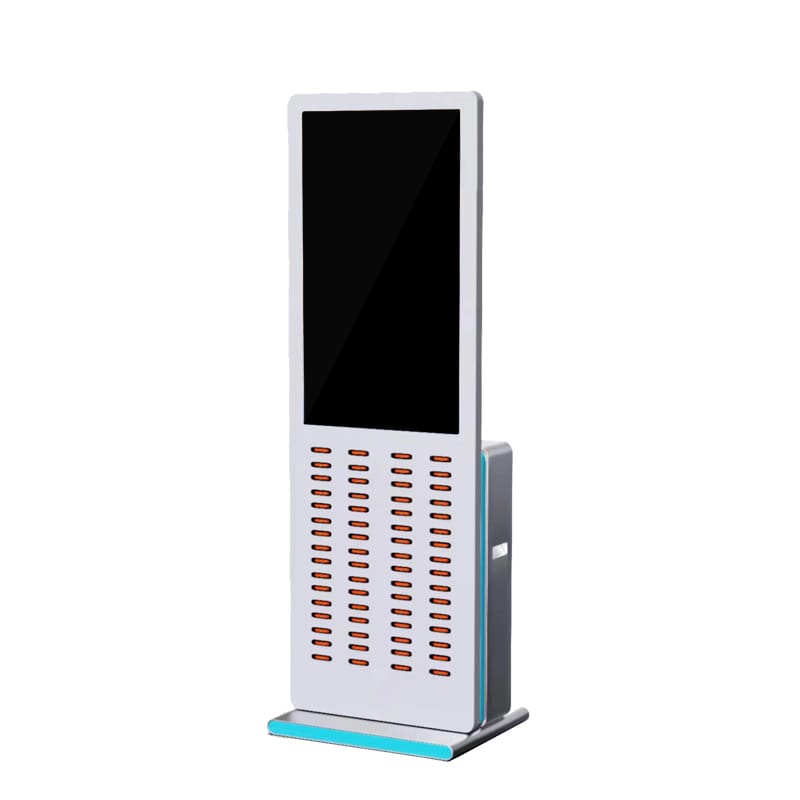 Audio tour guide rental cabinet picture